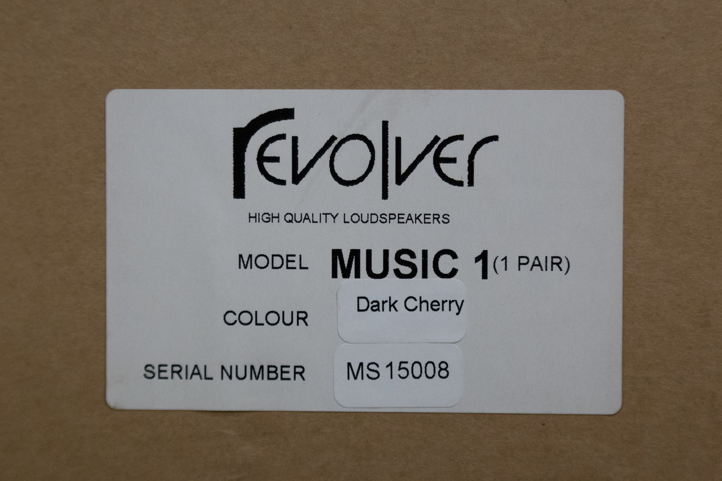 Revolver Music Series 1 - 'Dark Cherry'